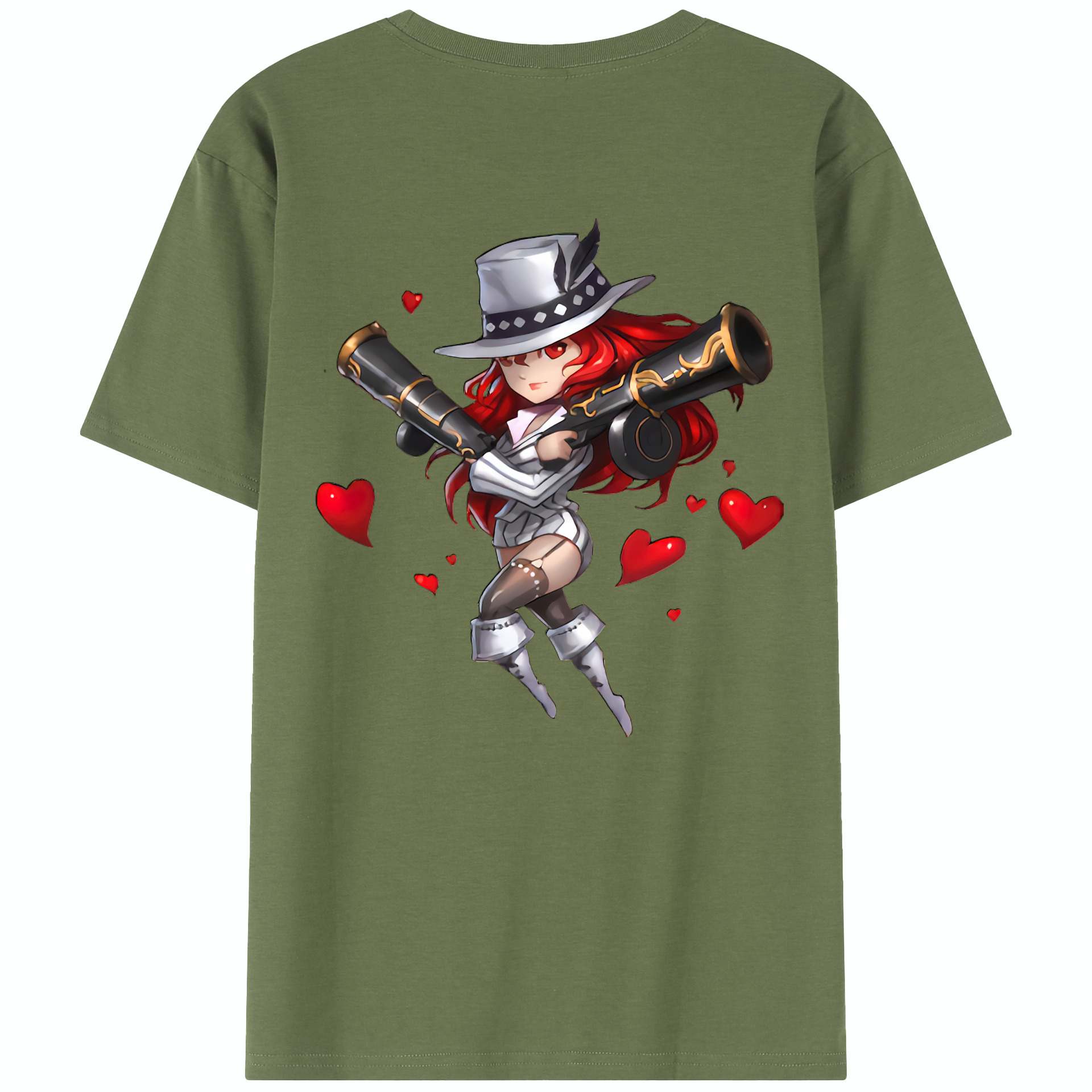 リーグ・オブ・レジェンド League of Legends LOL 綿100％半袖Tシャツ（背面プリント）